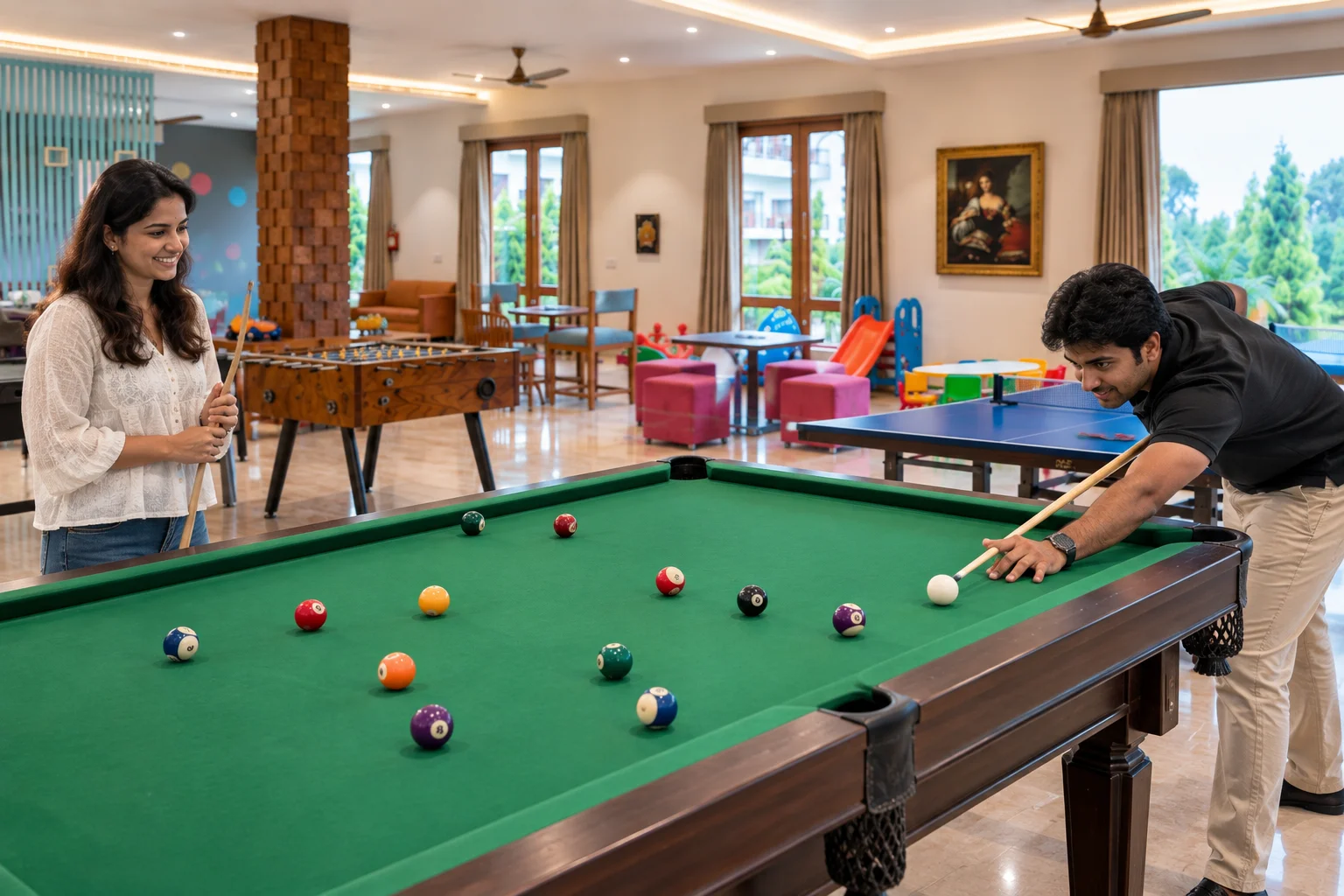 Snooker & pool at Evara