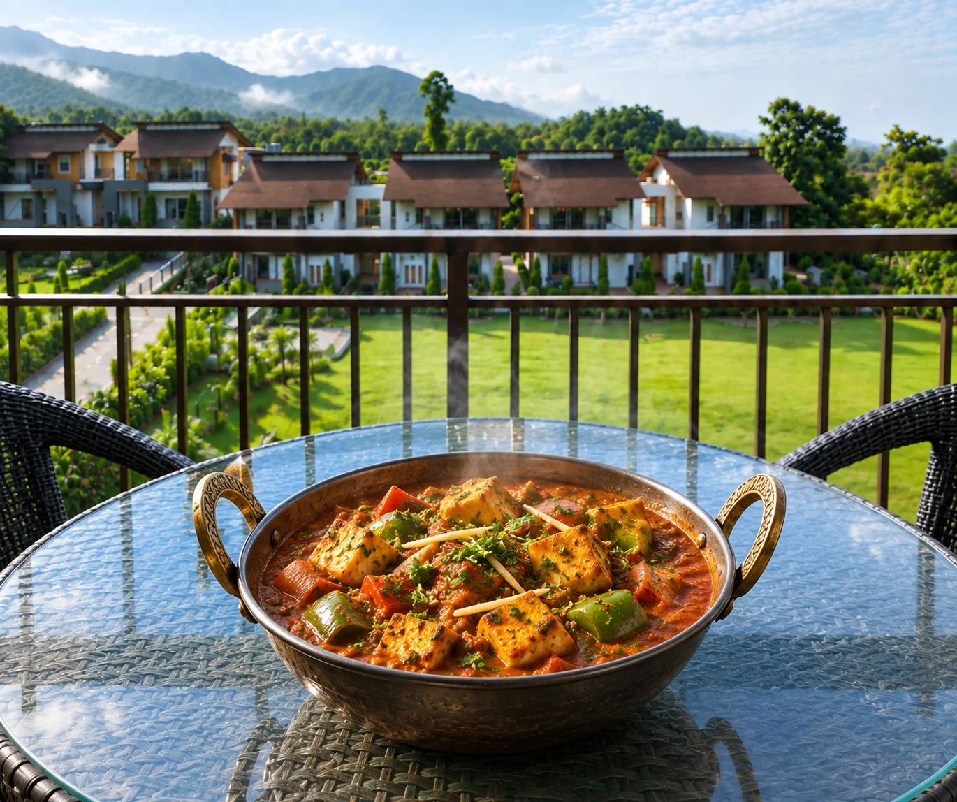 Kadhai Paneer at Evara restaurant